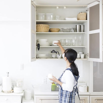 DecoBasics (4 PCS) Full Overlay Soft Close Cabinet Hinges for Kitchen Cabinets - 105° Face Frame Concealed Cabinet Door Hinge -3 Way Adjustability -Clip on Plate & Matching Screw 4 Easy Installation