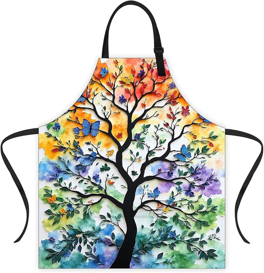 Apron Adjustable Waterproof with Two Deep Pockets Wowen men for Summer BBQ Pool Parties & Resorts
