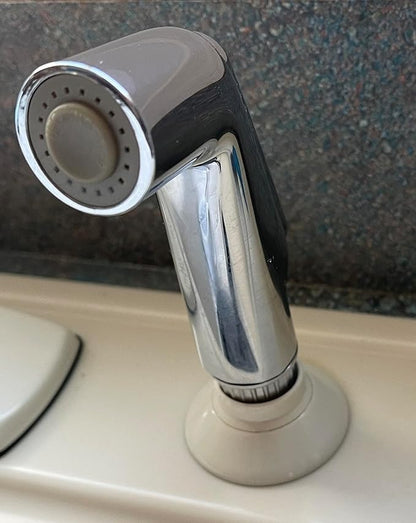 Universal Fit Sink Spray Attachment, Kitchen Side Sprayer Head, Pull Out Spray Head, Faucet Sprayer Replacement, Chrome