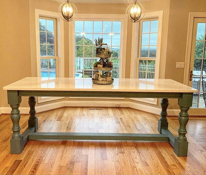 CAROLINA LEG CO. Chunky Monastery Pine Island Leg - Unfinished - Single Leg - Handcrafted in The USA - Dimensions: 5" x 34.5"