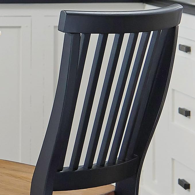 Homestyles Americana Black Counter Stool