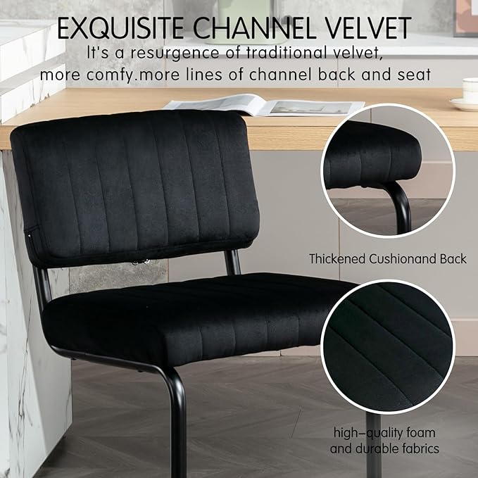 Okeysen Bar Stools Set of 2,Counter Height Bar Chairs,24 inch Tall Bar Stool with Back,Barstools Bar Height Set of 2,Kitchen Counter Stools Modern Velvet Barstools for Island Dining Party