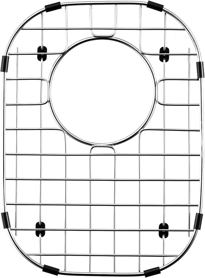 Houzer BG-1400 - Stainless Steel Wirecraft Bottom Sink Grid for Houzer Sink Models MC-3210, CS-1407, & STC-2200, Durable Sink Protector Rack for Dishes, Utensils, and Kitchen Accessories