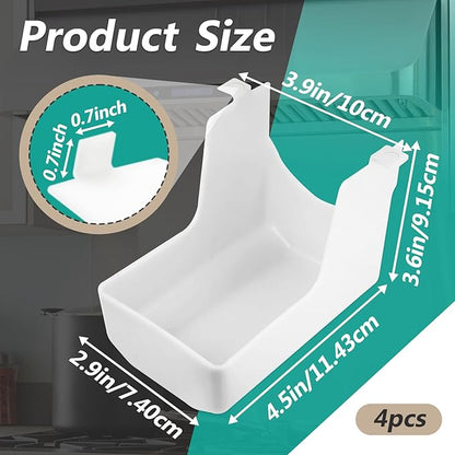 4 Pcs 99110437 Range Hood Light Lens Cover Fit for 41000 40000 42000 45000 BP43 S99110437 99110437 Series Range Hood Models, White and Doesn't Yellow Easily