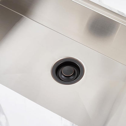 Luxier GD02-O Kitchen Sink Garbage Disposal Flange and Stopper in Oil Rubbed Bronze