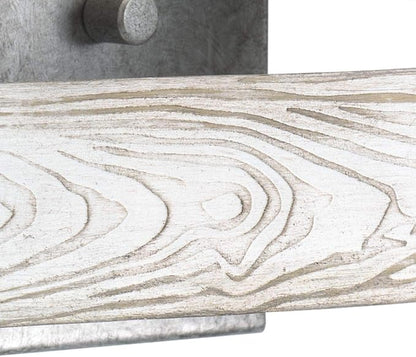 Progress Lighting Gulliver Collection 3-Light Clear Seeded Glass Coastal Bath Vanity Light Galvanized