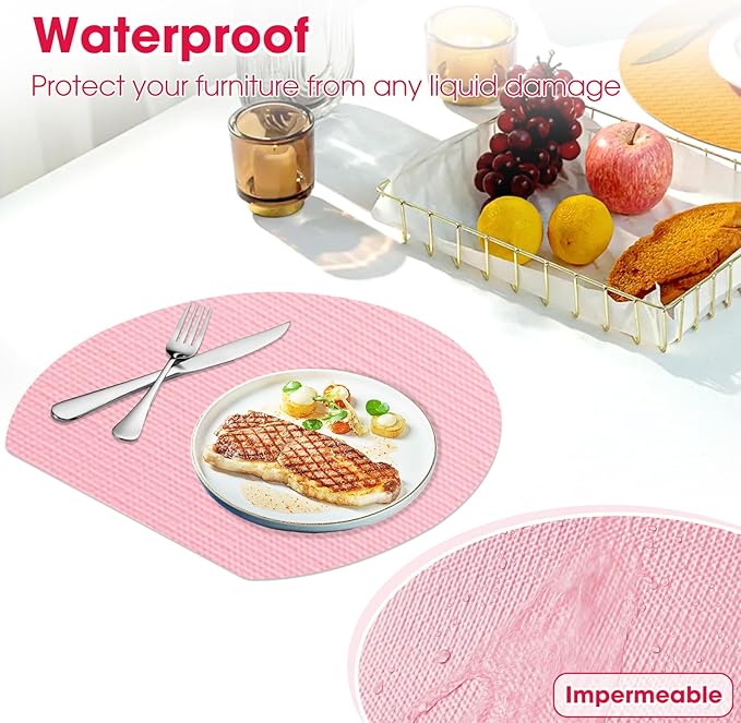 Drawer and Shelf Liner, Non-Slip Kitchen Cabinet Liners Non-Adhesive Thick Strong Grip Waterproof Washable Mats Protect Dresser Shelves Cupboard Bathroom Cabinets, Pink, 12 in X 20 FT