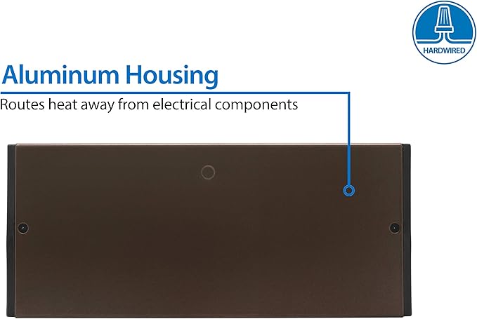 NUC-5 Series 8-inch Oil Rubbed Bronze Selectable LED Under Cabinet Light (NUC508SOB