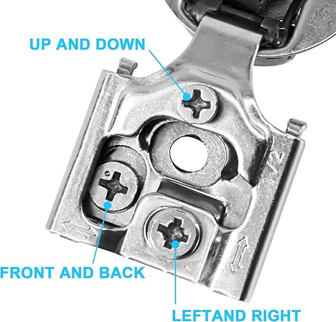 1/2 Inch Overlay Soft Close Cabinet Hinges, 30 Pack Slow Soft Close Hinges for Kitchen Cabinets Satin Nickel Hidden Self Closing Kitchen Cabinet Hinges for Cupboard