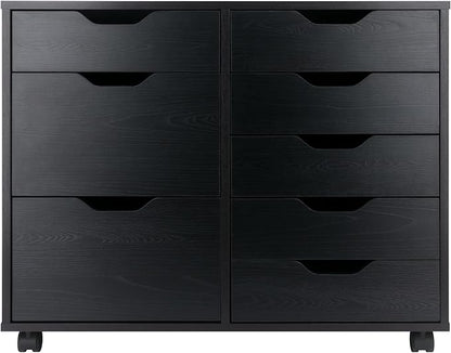 Winsome Halifax Mobile Storage Cabinet with Doors & Drawers, Stylish & Functional Home Storage Cabinet for Filing, Kitchen Organization, Moveable Furniture for Office, Dorms, Apartments