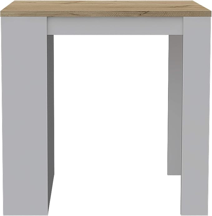 Tuhome Kitchen Island with Spacious Storage, Open Shelves, and Durable Worktop, Ideal for Kitchens, Dining Rooms, or as a Prep Station