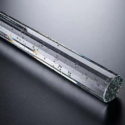 Flashing God 1 Light Mini Chrome Crystal Chandelier Modern LED Pendant Light for Kitchen Island Adjustable Hanging Light Fixture for Dinning Room Bedroom Dimmable 2700K 4500K 6000K
