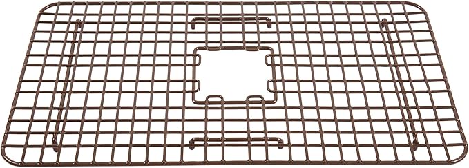 SinkSense Wren 27" x 15" Kitchen Sink Bottom Grid, Antique Brown