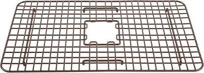 SinkSense Wren 27" x 15" Kitchen Sink Bottom Grid, Antique Brown