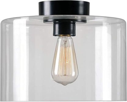 Kenroy Home Casual 1 Light Flush Mount Sm Pan ,9 Inch Height, 12 Inch Diameter with Blackened Oil Rubbed Bronze Finish