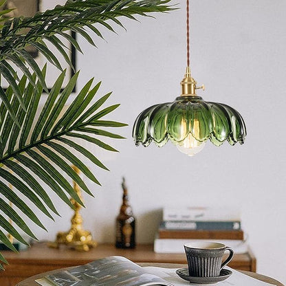 Glass Pendant Lights Kitchen Island, Vintage Pendant Light Fixtures Green Dining Room Light Fixtures Over Table, Pendant Lighting for Kitchen Island, Schoolhouse, Entryway, Foyer, E26
