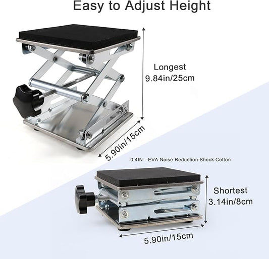 Garbage Disposer Bracket Adjustable Shock Absorber Support Kitchen Sink Garbage Disposal Parts Stainless Steel Jack Installation Kit(W：6" H：3.2-11")