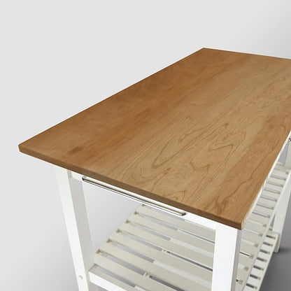 Kitchen Island with Solid American Cherry Top