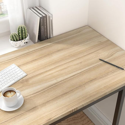 WESTICK Light Wood Contact Paper Peel and Stick Countertops Waterproof Kitchen Countertop Peel and Stick Wood Wallpaper Self Adhesive Wood Grain Contact Paper for Countertops Cabinets 15.75" x 394"