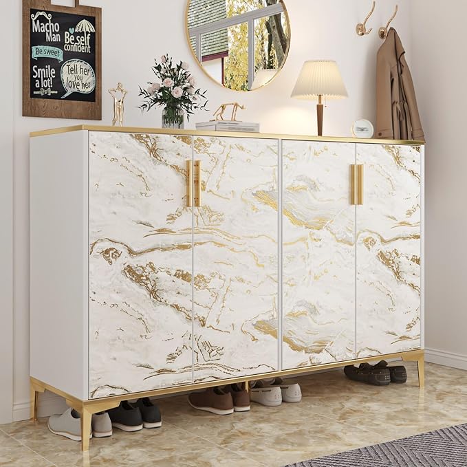 Wallercity 24''x315'' Gold Beige Marble Contact Paper for Countertop Contact Paper for Cabinets Marble Wallpaper for Kitchen Backsplash Peel and Stick Countertops Waterproof Vinyl Wrap for Table Desk