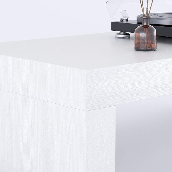 Mobili Fiver, Evolution Kitchen Peninsula 70.9 x 23.6 in, Ashwood White, Made in Italy