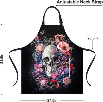 Apron Adjustable Waterproof with Two Deep Pockets Wowen men for Summer BBQ Pool Parties & Resorts
