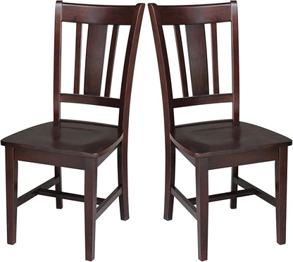 International Concepts San Remo Splat Back Chair, Java