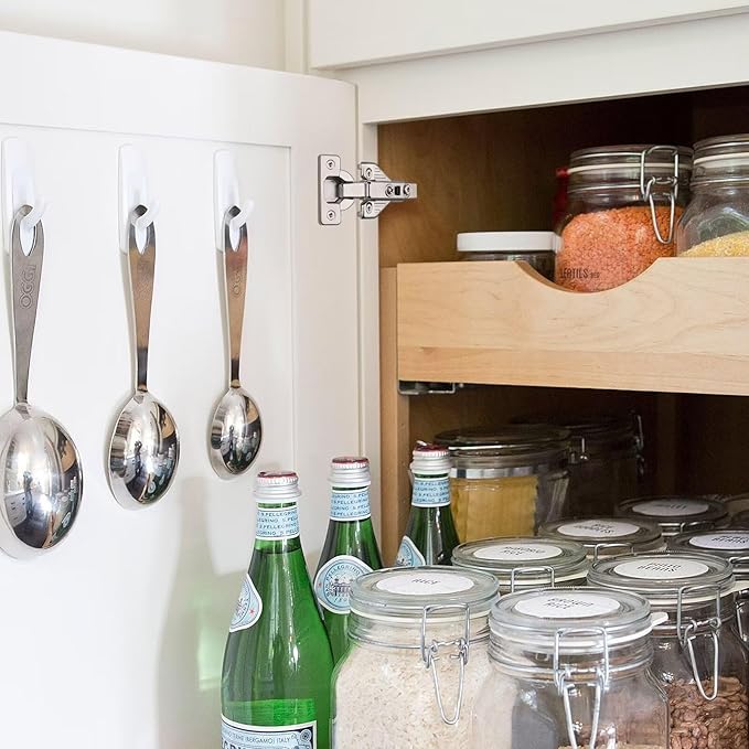 Probrico 16 Pairs Soft Closing Cabinet Hinges - Full Overlay Concealed Face Frame Corner for Kitchen Cabinets