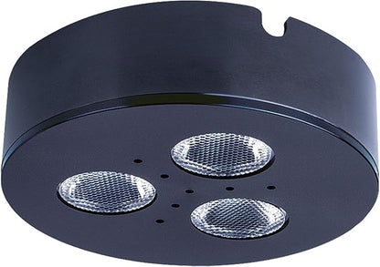 Armacost Lighting TriVue Under Cabinet LED Puck Light Recessed Downlight, 2700K, Matte Black, 213313