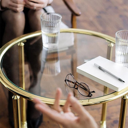 34 Inch Round Tempered Glass Table Top- (Flat Polished Edge) Glass Table Top -1/4” Thick Round Glass Table Top–Heavy Duty, Dining, Coffee, and Office Tables by Fab Glass and Mirror