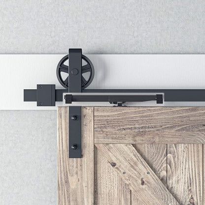 SMARTSTANDARD Barn Door Soft Close Kit, Matching A Door Weighing up to 88 Pounds, Equipped with Spring Buffer Damper, Upgrade Hole-Free Version, 2PCS