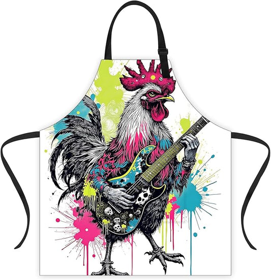 Apron Adjustable Waterproof with Two Deep Pockets Wowen men for Summer BBQ Pool Parties & Resorts