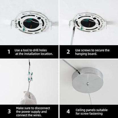 Modern LED Pendant Lights Kitchen Island Lighting,Dimmable 5CCT/2700K/3000K/3500K/4000K/5000K,Hanging Island Lights Kitchen Ceiling Lighting Fixtures,for Kitchen Dining Room (3 Pack)