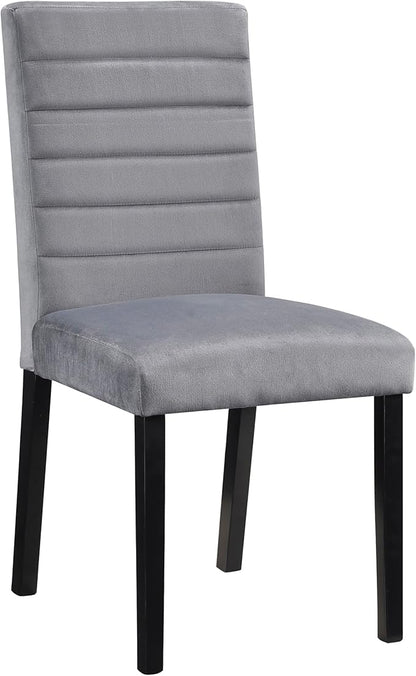 Lexicon Clover Dining Chair (Set of 2), Gray