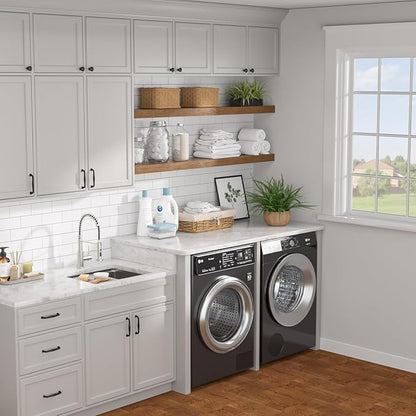 12" Deep Undermount Laundry Sink - 21"x18"x12" Workstation Stainless Steel Utility Sink 16 Gauge Single Bowl Sinks for Kitchen, Laundry, and Outdoor #TLU-0022