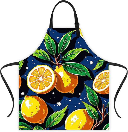 Apron Adjustable Waterproof with Two Deep Pockets Wowen men for Summer BBQ Pool Parties & Resorts