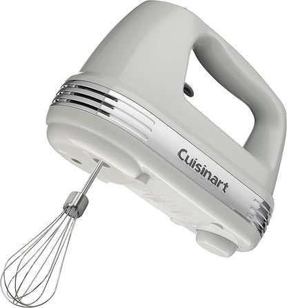Cuisinart Power Advantage Plus 9-Speed Hand Mixer, 220W-Motor Hand Blender Electric Mixer with 9 Speed Settings, XL Dishwasher-Safe Beaters, 3 Low Mixing Speeds, Storage Case, Cool Grey