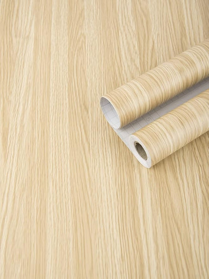Art3d Self-Adhesive Contact Paper Countertops (200"x17.7", Glossy Beech 1)