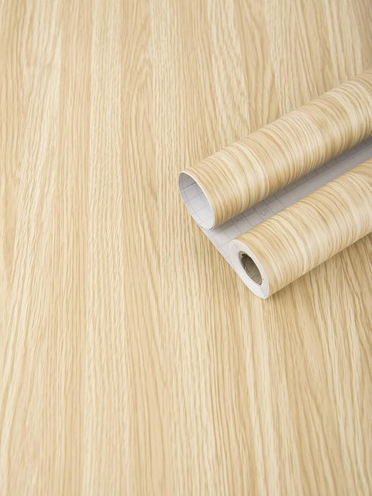 Art3d Self-Adhesive Contact Paper Countertops (200"x17.7", Glossy Beech 1)