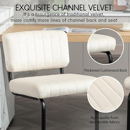 Okeysen Bar Stools Set of 3,Counter Height Bar Stools Barchairs,24 inch Tall Bar Stool with Back,Barstools Bar Height Set of 3,Kitchen Counter Stools Modern Velvet Barstools for Island Dining Party