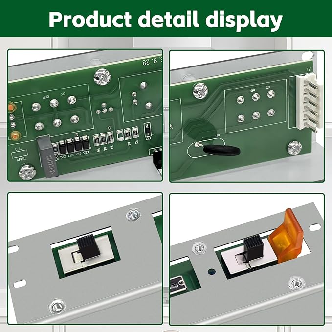 SV03255 Range Hood Control Board Replacement Control Assembly for Fan Speed and Lighting Control Compatible with K210A30SS, K210A36SS, K260A30SS, K260A36SS, K260A48SS, K260A54SS, K260A60SS