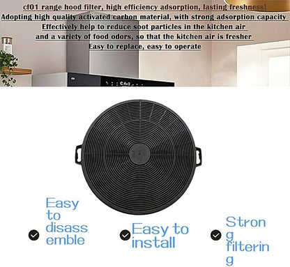 8 Pack CF1 Range Hood Carbon Filters Compatible for Zline KB-36 KB-30 KE-30 IE77 Models-Also Fits Other Zline Models,Excludes 587 597 9597 See Description