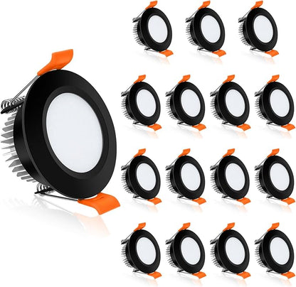 YGS-Tech 2 Inch LED Recessed Lighting, Dimmable Downlight 3W(35W Halogen Equivalent), CRI80, 3000K Warm White Ceiling Light with LED Driver(16 Pack)