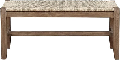 Alaterre Furniture Newport Dining Table Set, Concrete Gray
