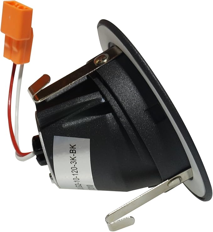 NICOR Lighting DLG2-10-120-3K-BK Adjustable Downlight, Black