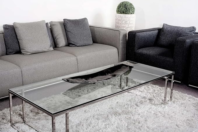 Clear Rectangle Tempered Glass Table Top 20" x 36", 3/8" Thick Pencil polished Edge, Scratch Resistant, Easy Clean Replacement for Dining, Coffee, or Office Tables – Fab Glass and Mirror
