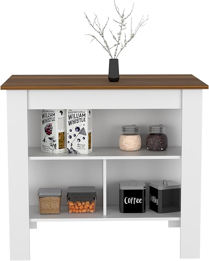 Modern Dining TableExpandable with Shelves Kitchen Island Counter Console Adjustable Sturdy Stable Easy Clean Luxury Living Decor,Multicolor-ParticleB