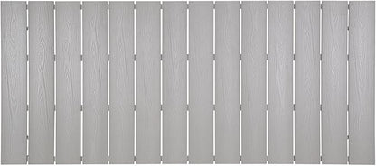 Modway EEI-1509-WHI-LGR Maine White Light Gray 80" Outdoor Patio Dining Table, Green