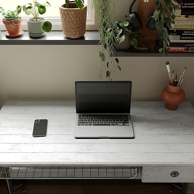 Peel and Stick Wallpaper with Tools 17.7" X 393" - White Gray Wood Contact Paper Shiplap Wall Paper Self-Adhesive Removable Decorative Wall Covering - Vintage Wood Plank Film for Home Decoration