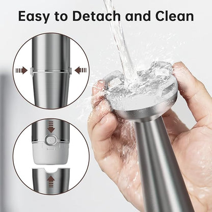 Turelar Immersion Blender Handheld Corded Hand Blenders Set 1100W, Trigger Variable Speed 5 in 1 Stick Emulsifier with Chopper, Whisk and Frother for Soup, Baby Food and Smoothies, White